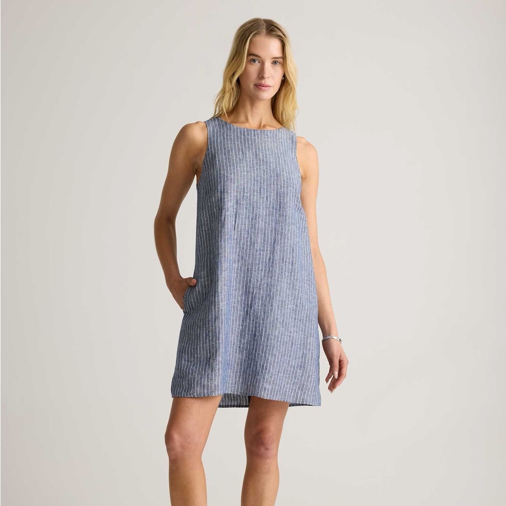 Quince European Linen Mini Dress Size M